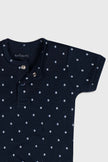 Playful Polka Dot (Navy Blue & White) - Romper