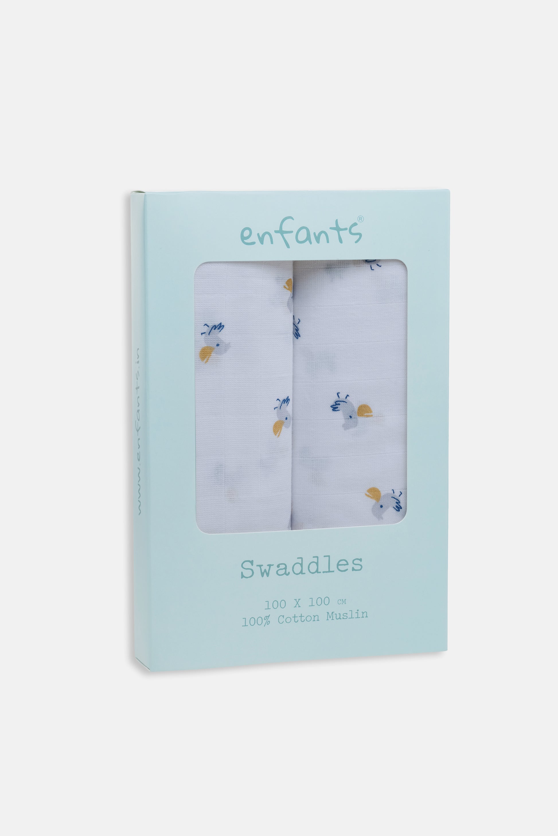 Birdie Pals Swaddle 2 Pcs Pack