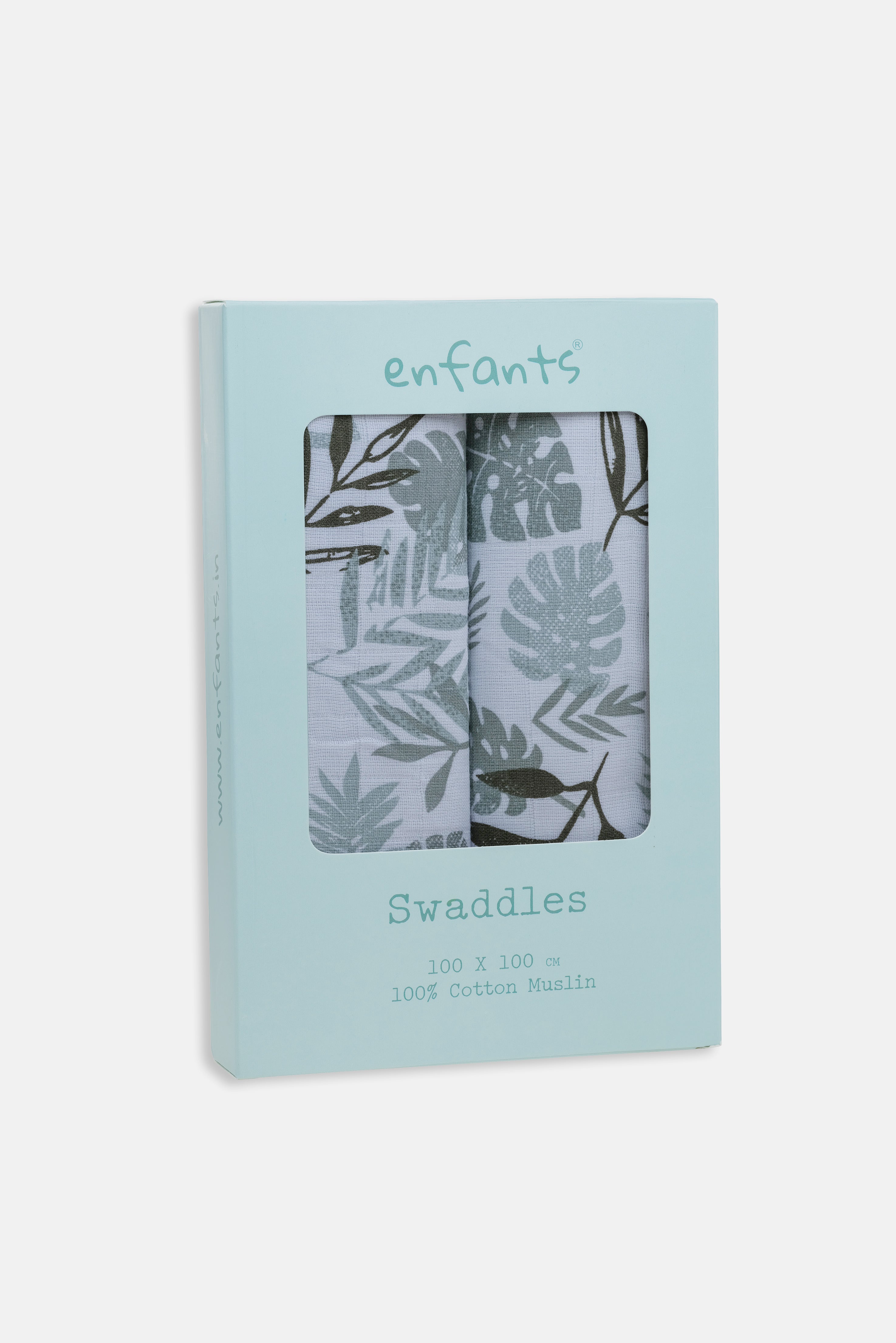 Leafy Snug Swaddle 2 Pcs Pack