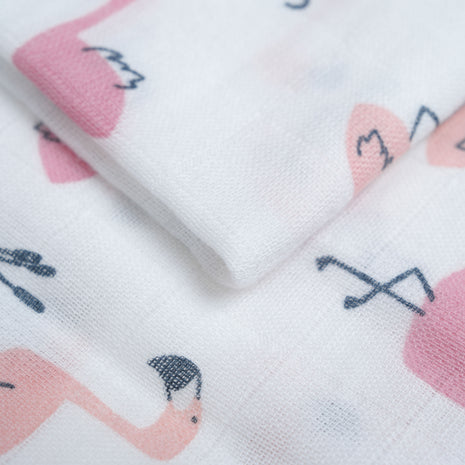 Flamingo Float Swaddle 2 Pcs Pack