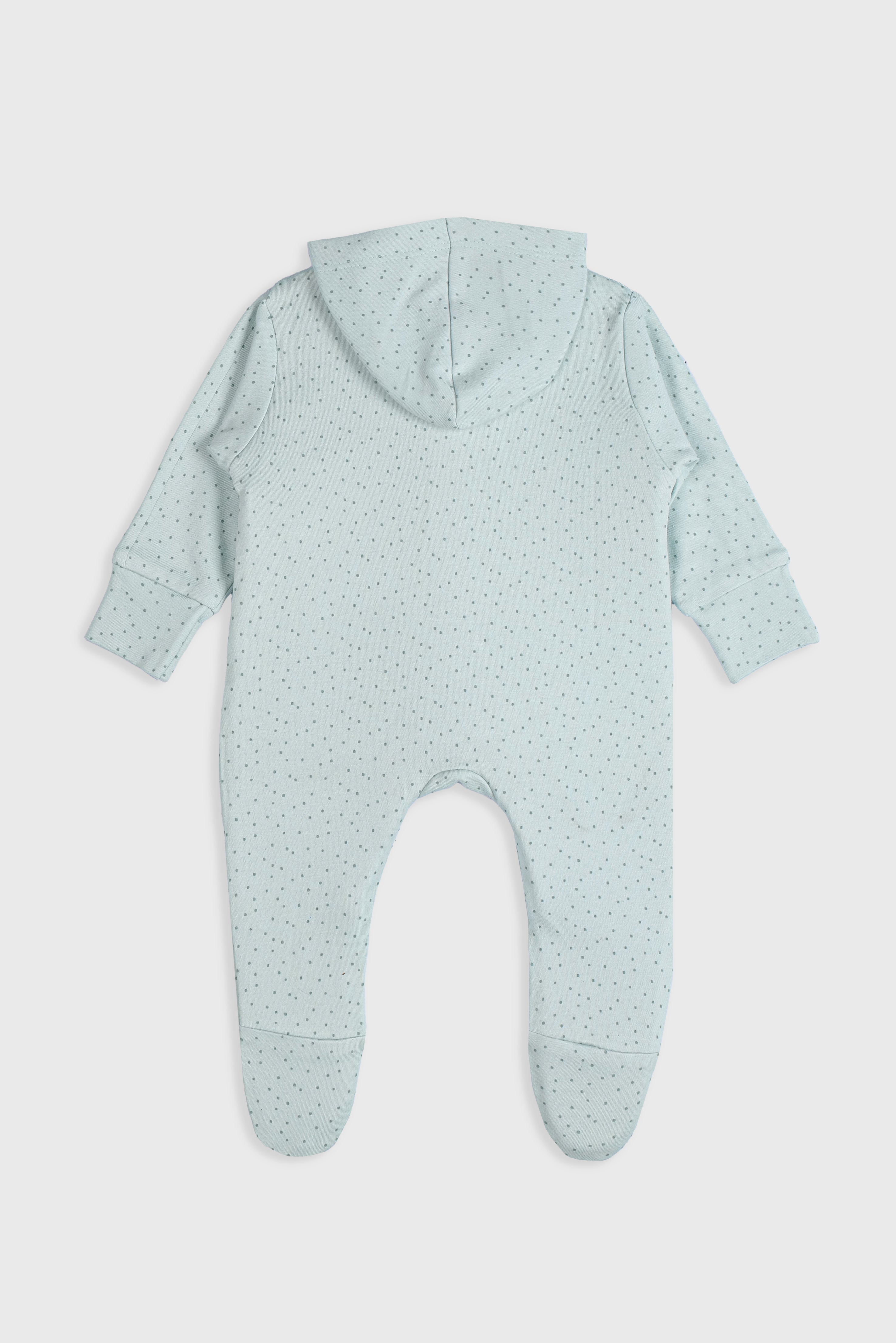 Whimsical Dots (Light Teal) - Baby Jumpsuit