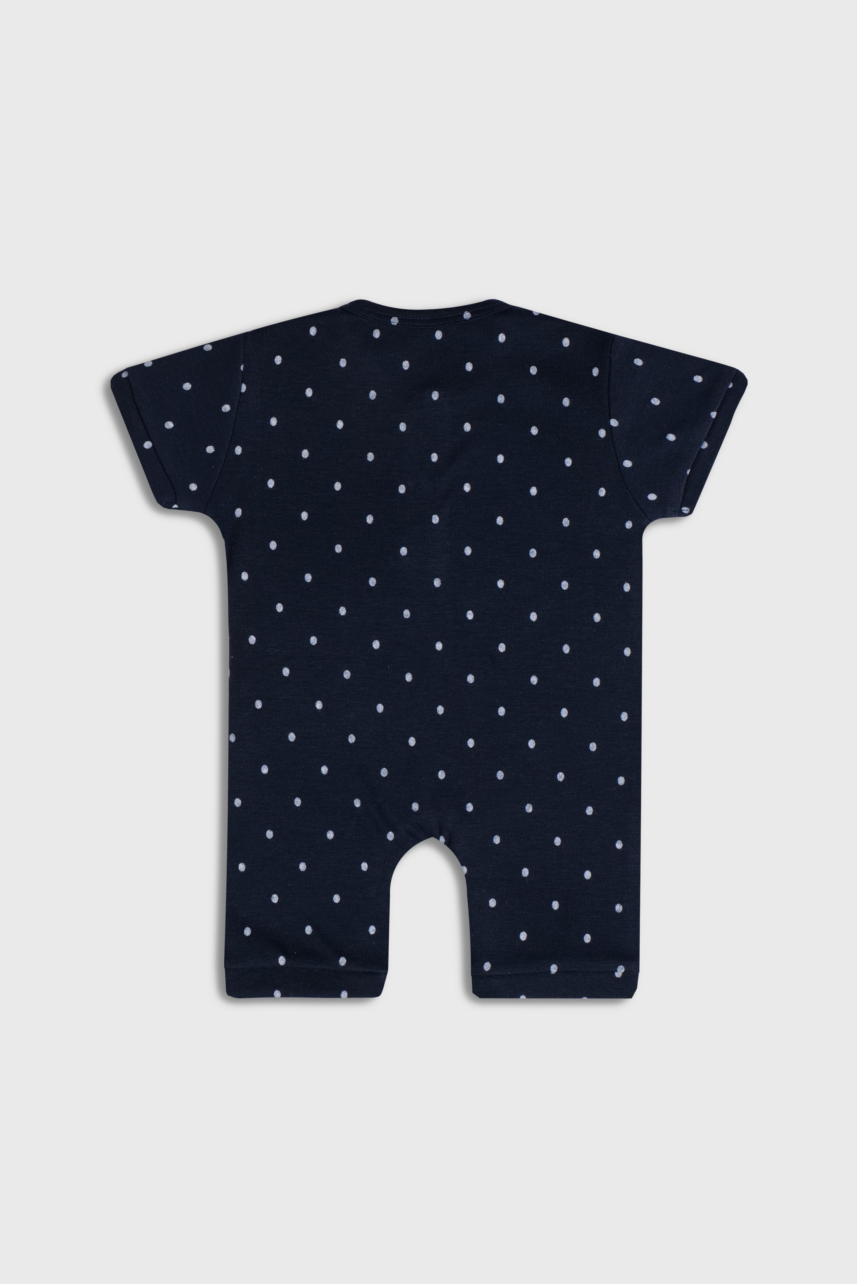 Playful Polka Dot (Navy Blue & White) - Romper