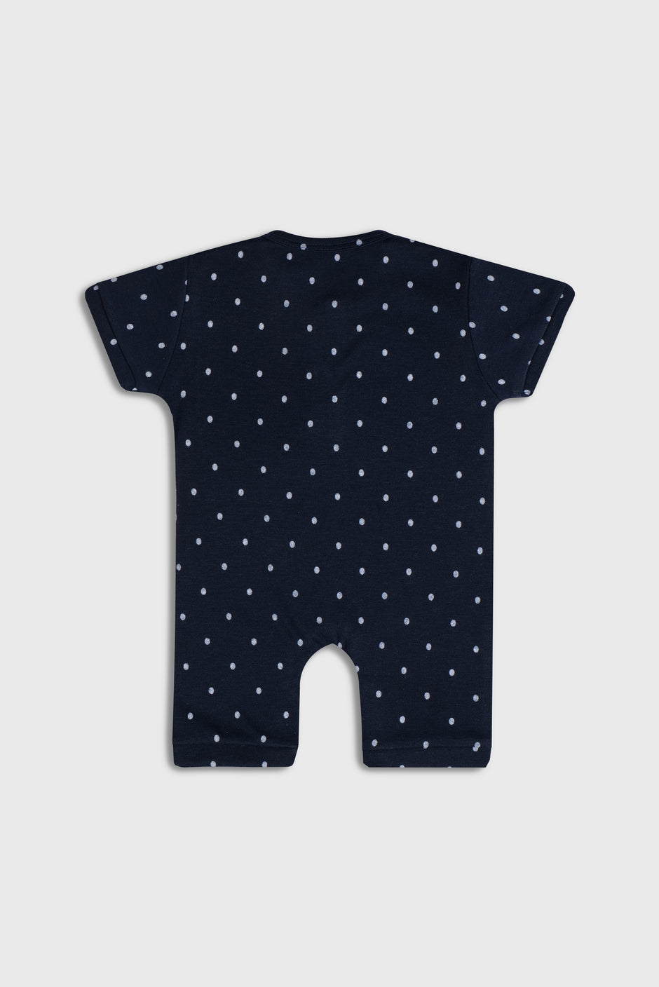 Playful Polka Dot (Navy Blue & White) - Romper