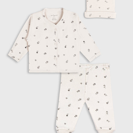 Creamy Flora Co-ords