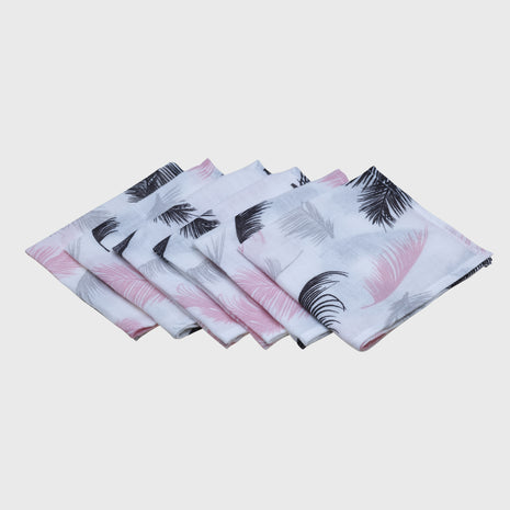 Leafy Love Face Cloths 6 Pcs Pack