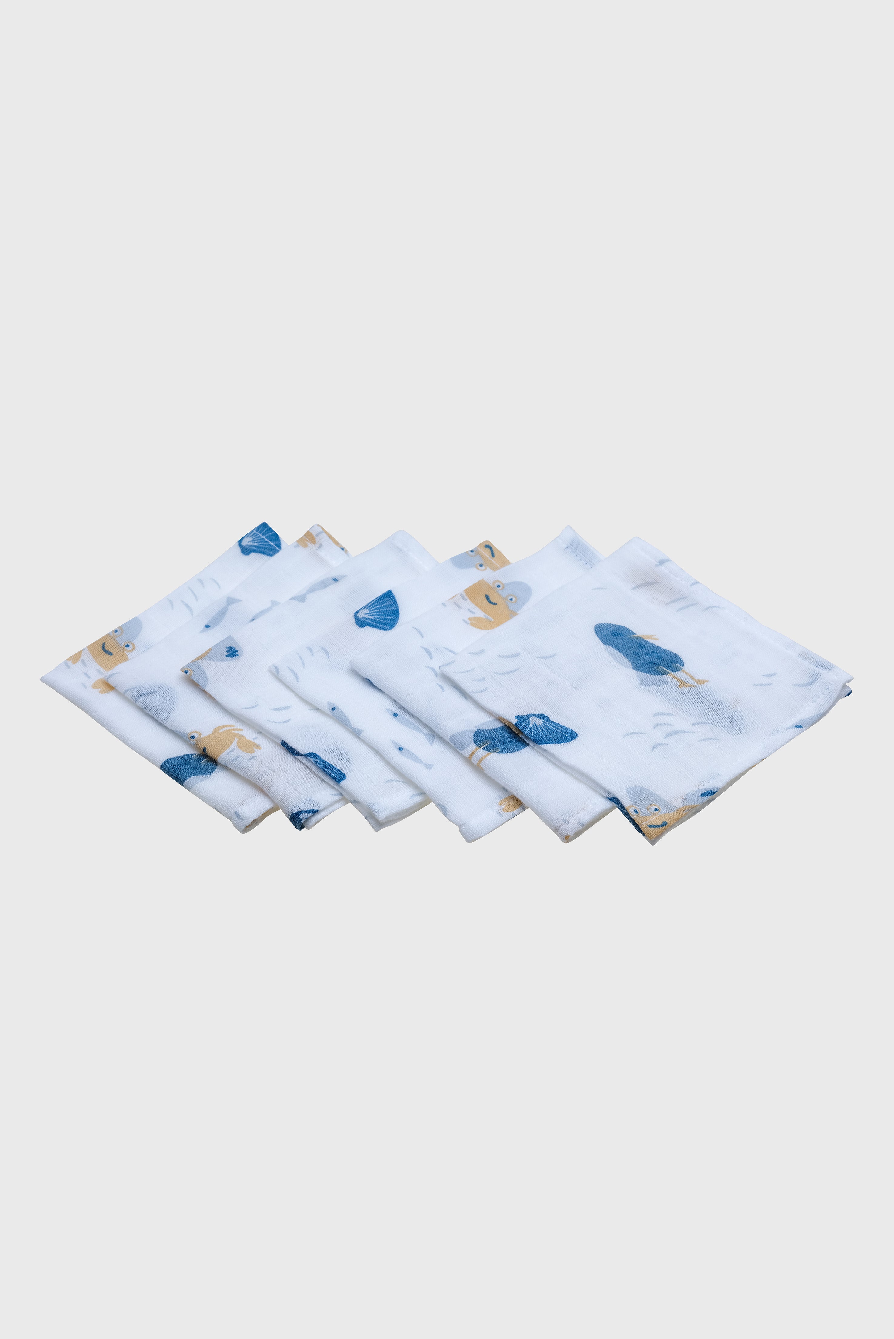Birdie Buddies Face Cloths 6 Pcs Pack