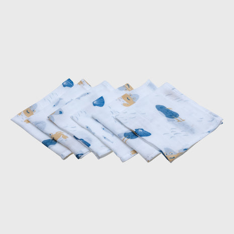 Birdie Buddies Face Cloths 6 Pcs Pack