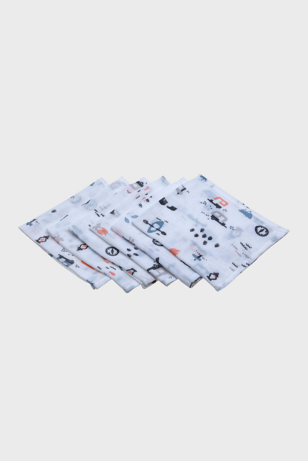 Tiny Tots Face Cloths 6 Pcs Pack