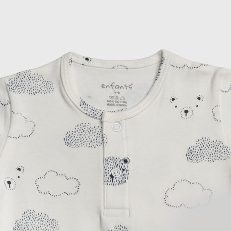 Cloud Bear  Romper