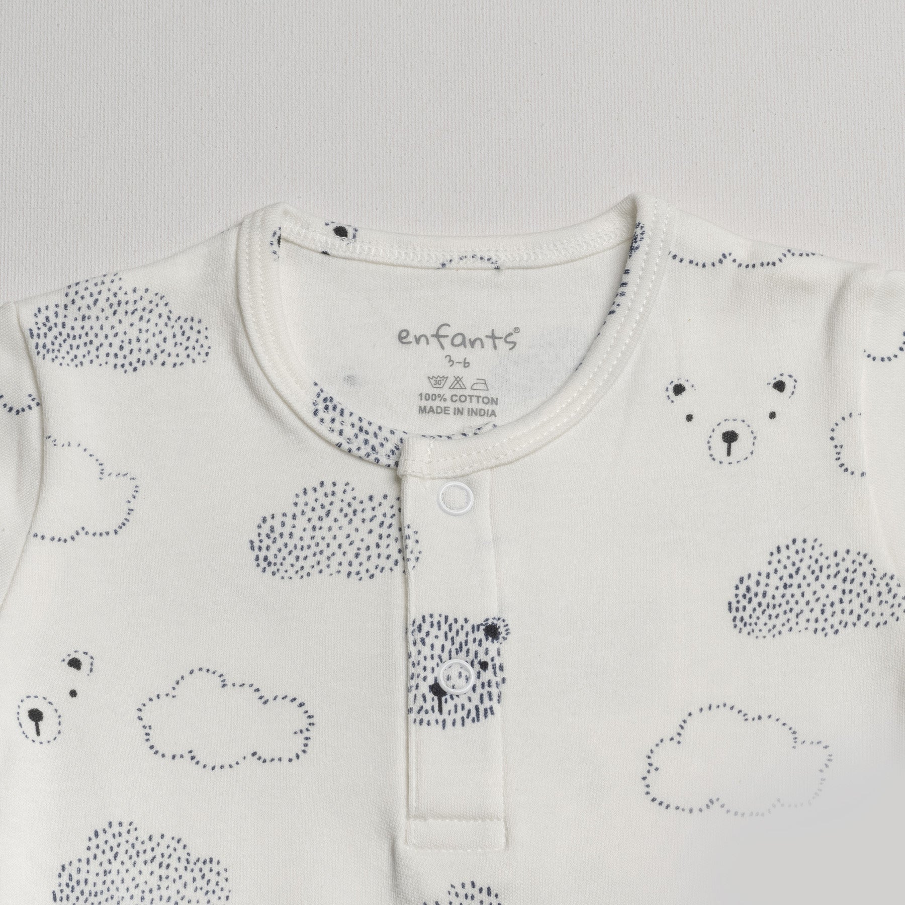 Cloud Bear  Romper