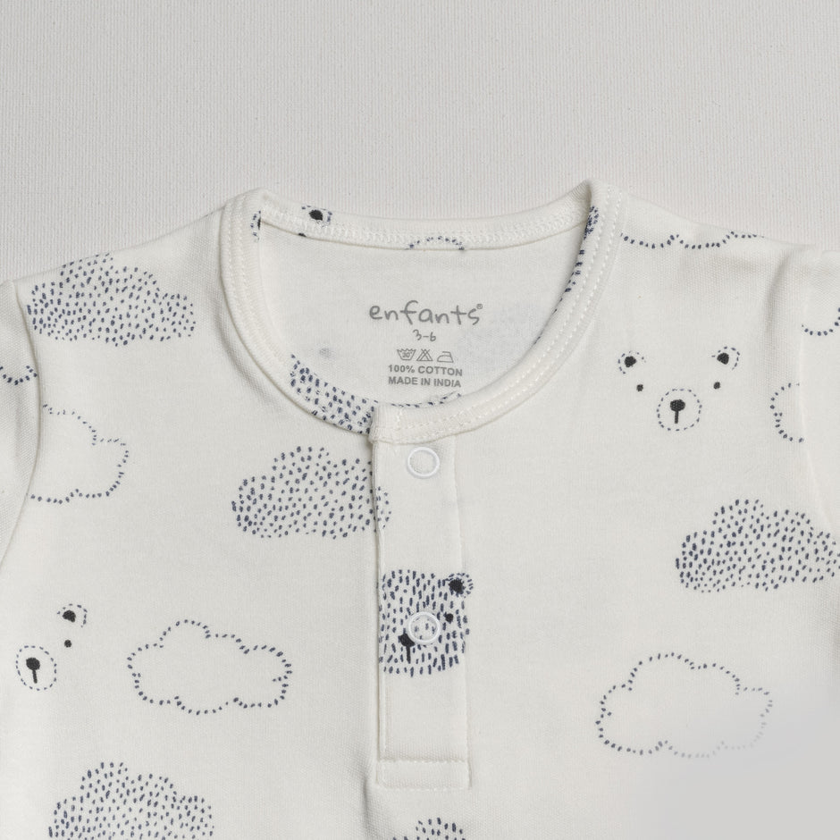 Cloud Bear  Romper