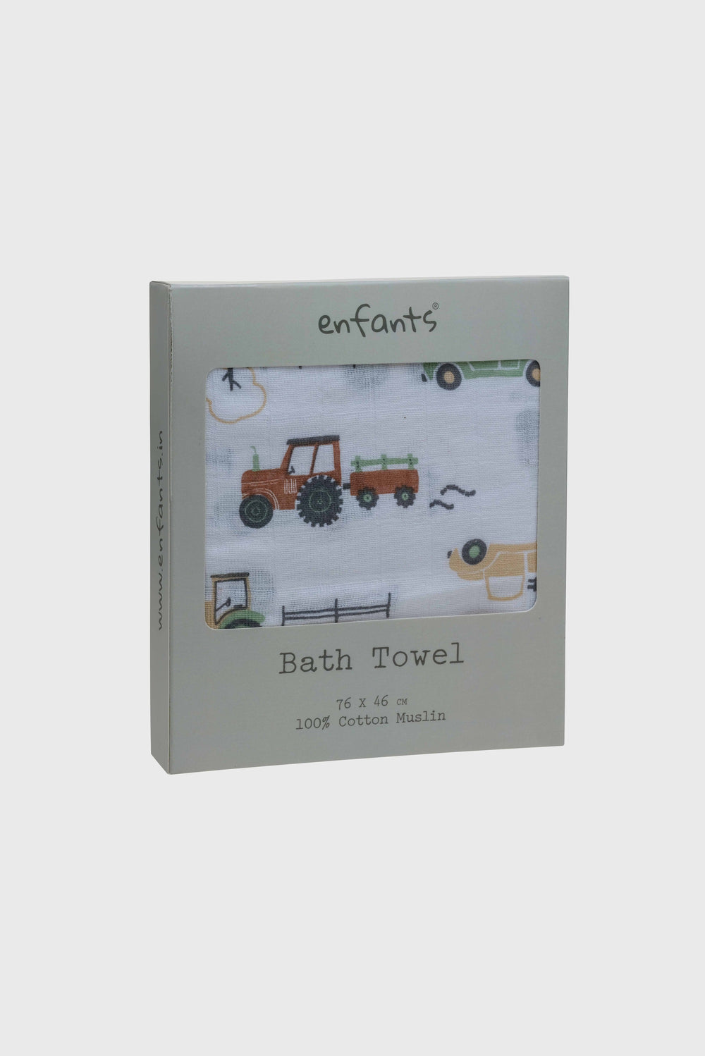 Farm Fun Muslin Bath Towel