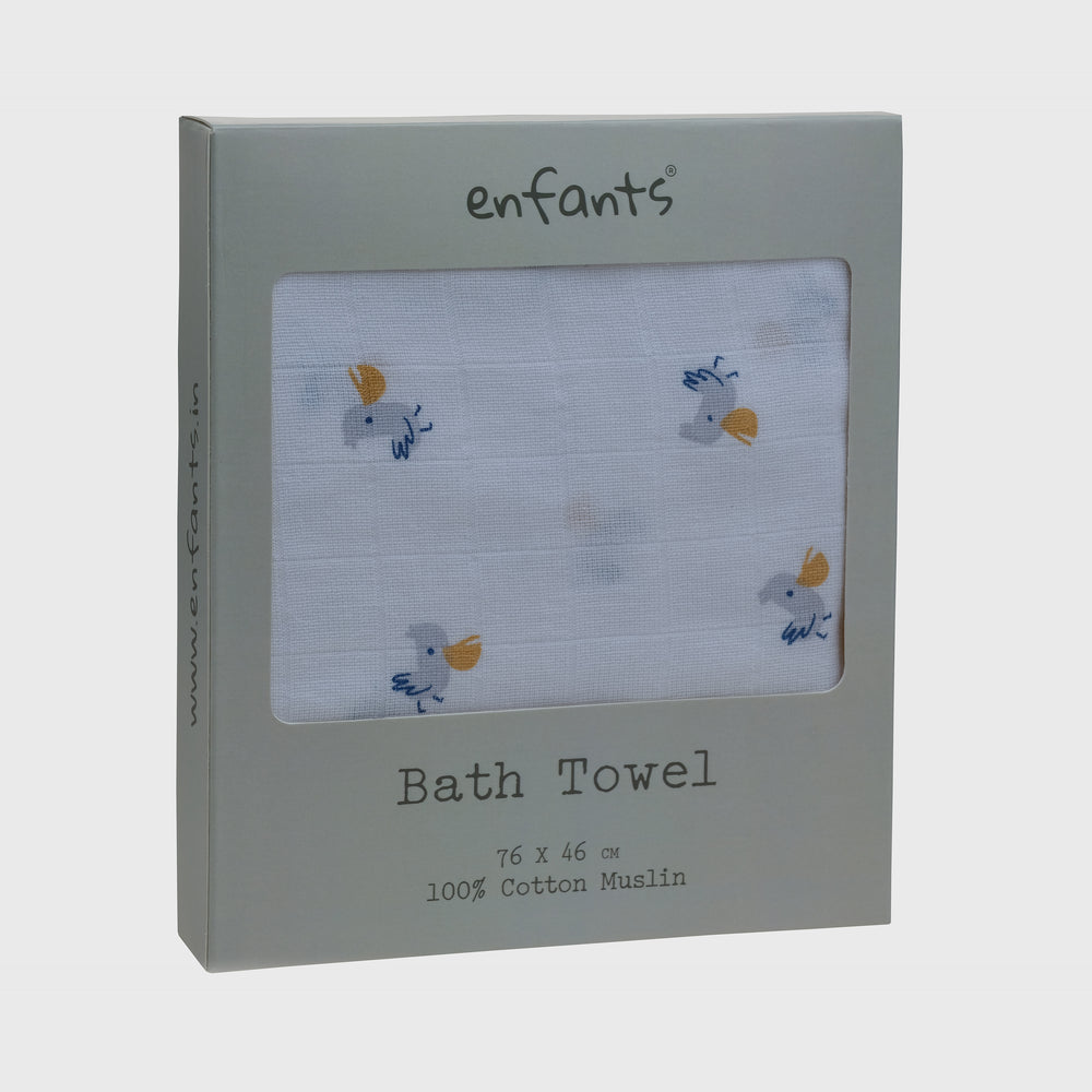 Birdie Bath Muslin Bath Towel