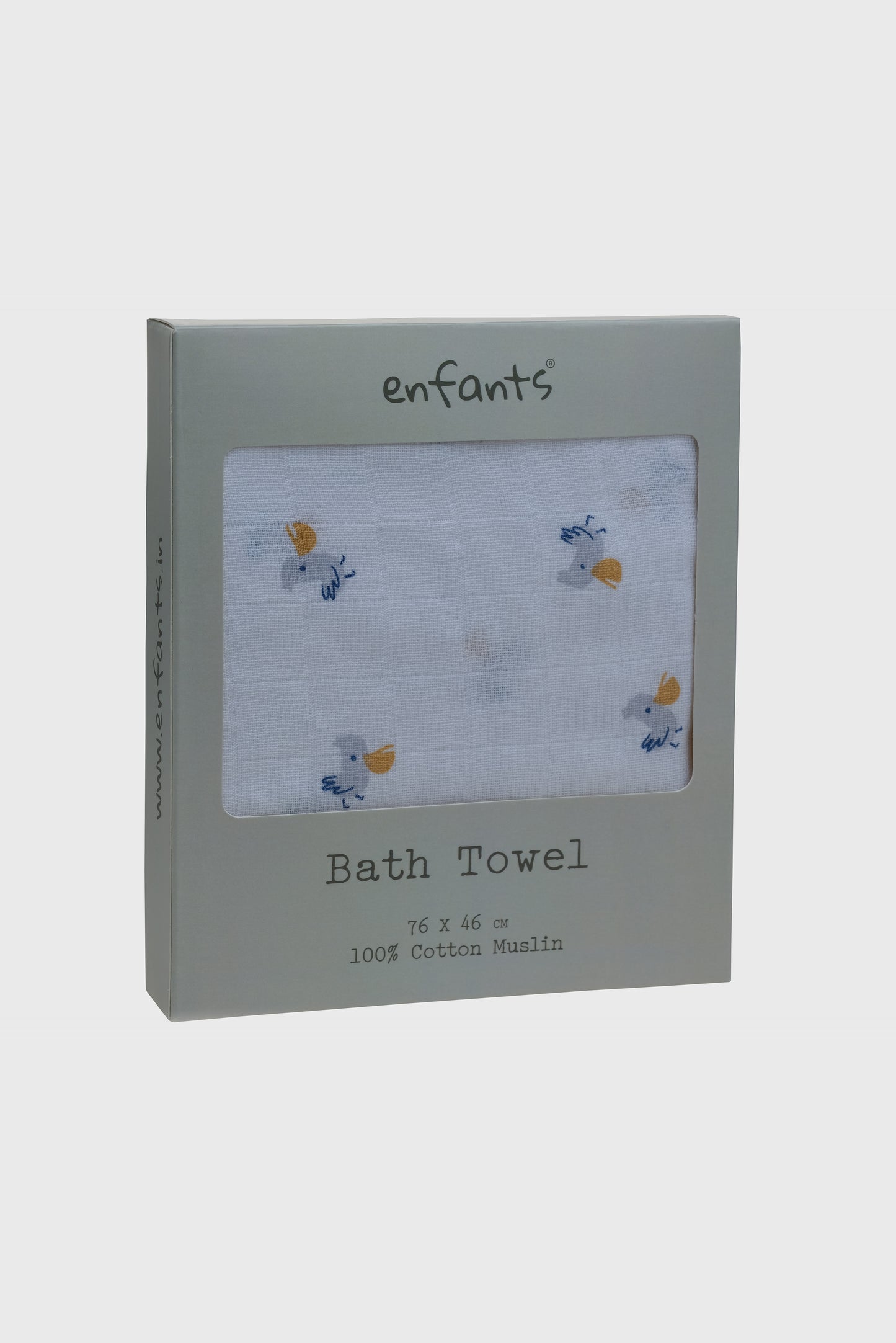 Birdie Bath Muslin Bath Towel