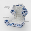 Azure Garden Natural Bamboo Reusable Diaper