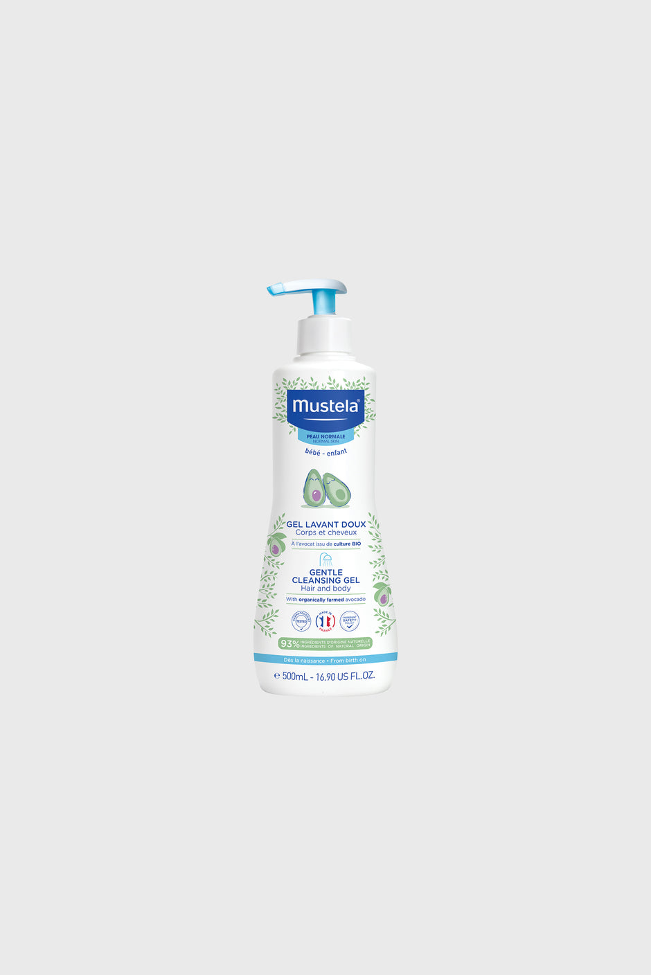 Mustela Gentle Cleansing Gel with Avocado - 500ml