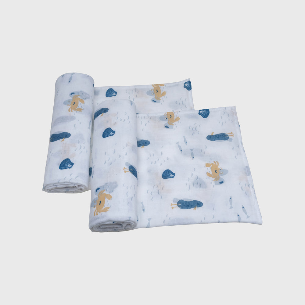 Splashy Sea Fun Swaddle