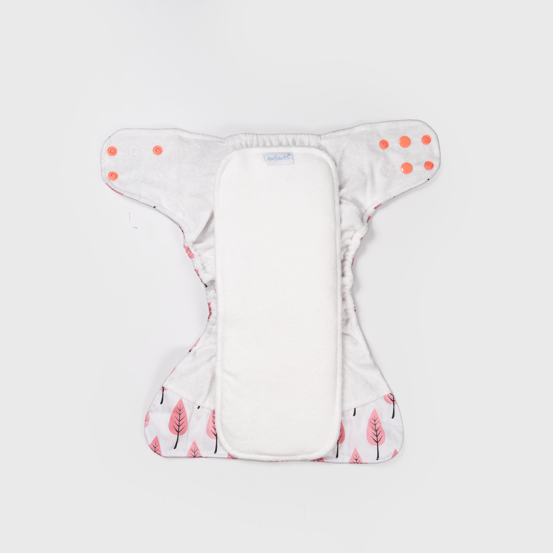 Cherry Fall Natural Bamboo Reusable Diaper
