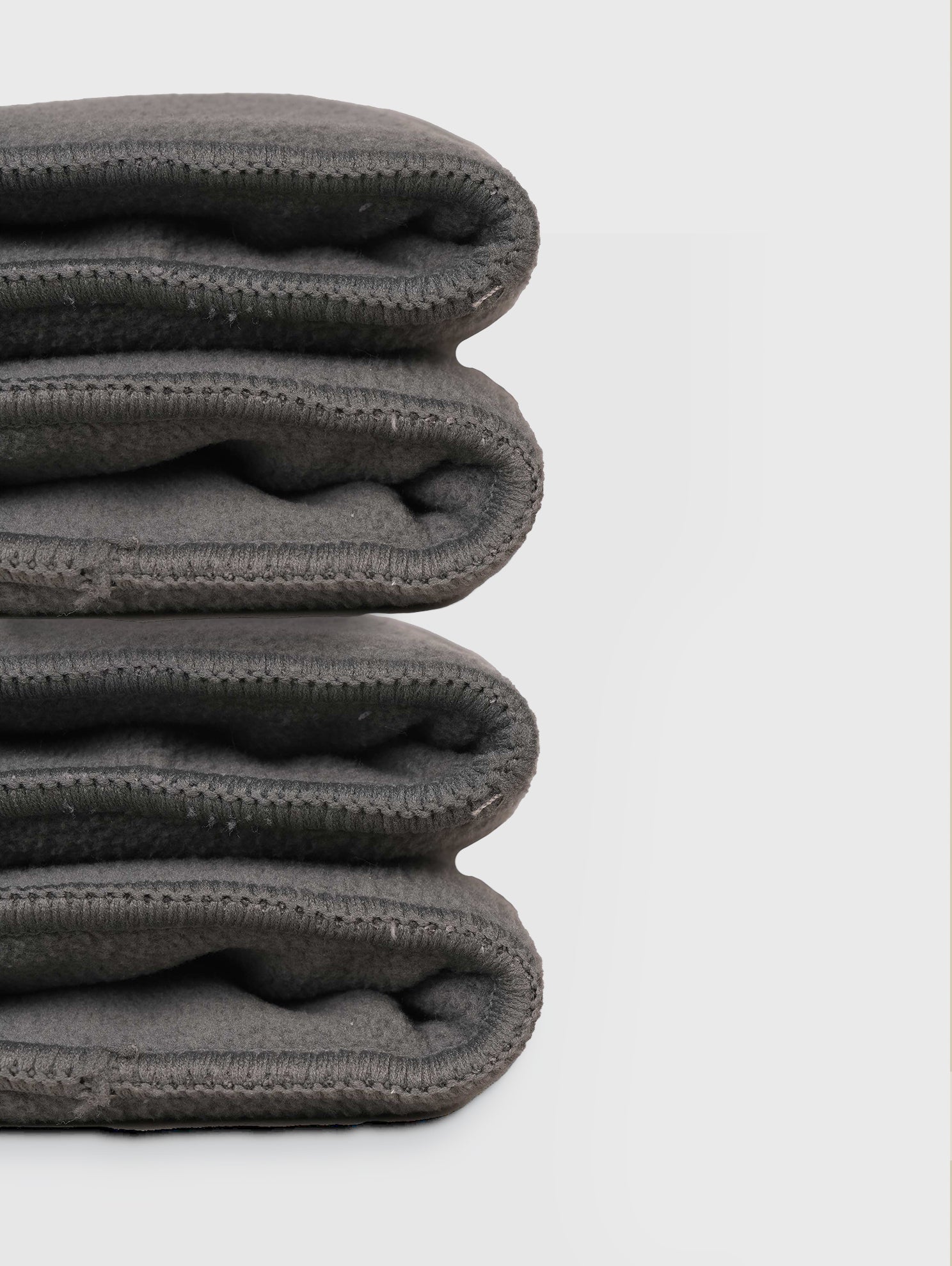 Enfants Microfiber Solid Reusable Diaper Inserts Pack of 4 - Grey Polar Fleece