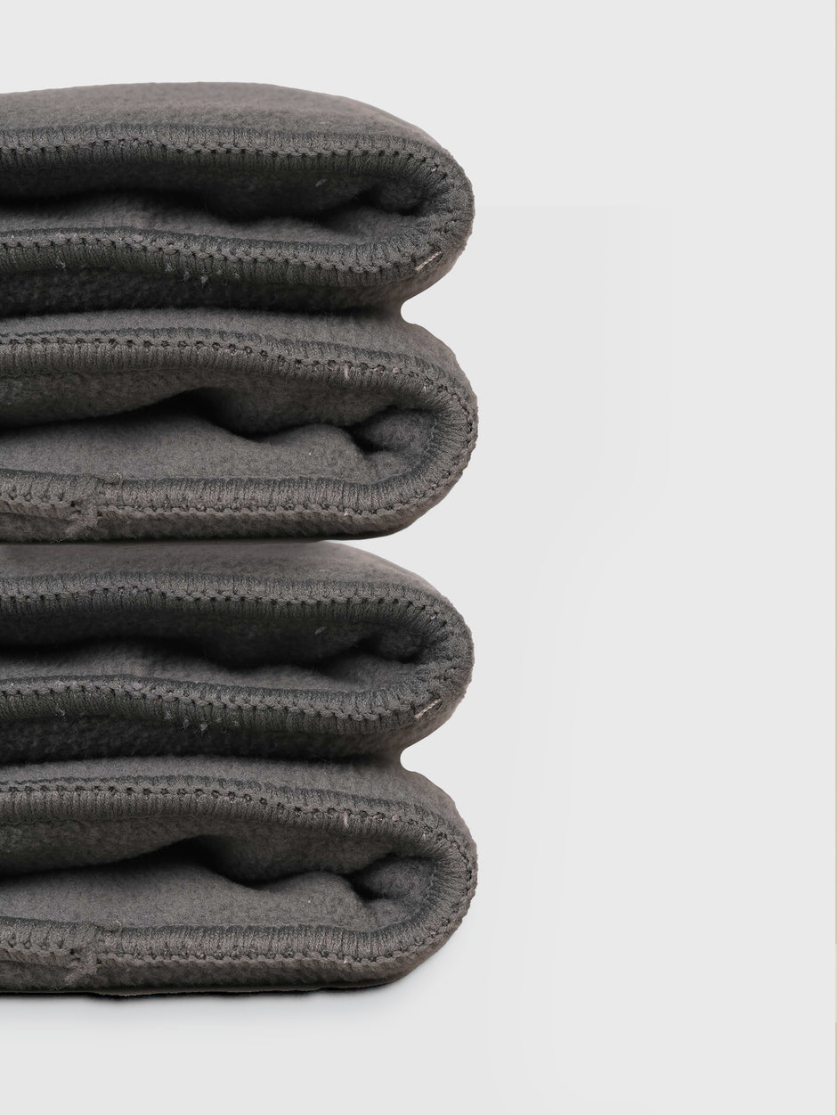Enfants Microfiber Solid Reusable Diaper Inserts Pack of 4 - Grey Polar Fleece